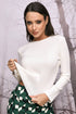 Anna Samouka - Stella Knit Top Ecru
